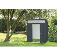 Gartenhaus DURAMAX Palladium 6x5 198,6 x 196,5 cm anthrazit