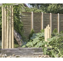 Teilelement Bambus geschlossen im Rahmen 90 x 180 cm-thumb-2
