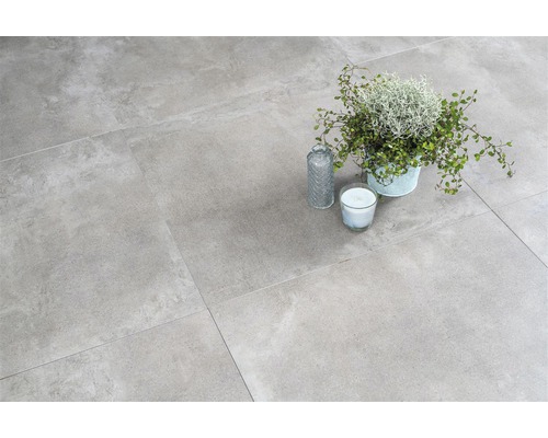 Beton Terrassenplatte 2in1 Kombiplatte iStone Duocera Concreto quarzit 60 x 60 x 4 cm-0