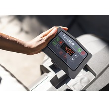 PureSpa Bedienfeld mit Digitalanzeige einer Temperatur von 40 Grad Celsius