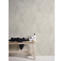 Vliestapete 37411-3 Neue Bude - Edition II Palme creme