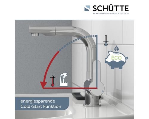 Küchenarmatur mit energiesparender Kaltstartfunktion