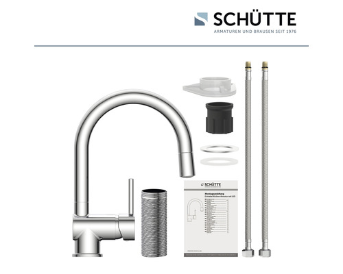 Schütte Küchenarmatur mit Montagezubehör