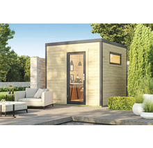 Gartenhaus weka S 445 Gr. 1 inkl. Fußboden 250 x 254,1 cm natur