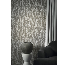 Vliestapete 85733 Natural Opulence by Felix Diener Floral silber gold