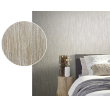 Vliestapete 85755 Natural Opulence by Felix Diener Uni Streifen beige