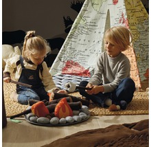 Kinder Zelt Weltkarte Tipi Textil-thumb-7