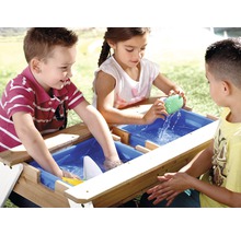 Kinder Picknicktisch Nick Holz braun weiß