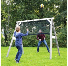 Schaukel 4-in-1 SportsFun Holz grau