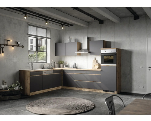 Held Möbel Winkelküche mit Geräten PISA 300 cm | HORNBACH