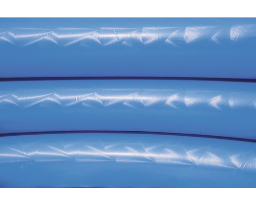 Nahaufnahme einer blauen Poolfolie