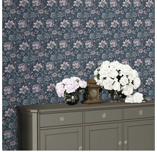 Vliestapete 114908 Laura Ashley Portia Blau Pink-thumb-3 Vliestapete 114908 Laura Ashley Portia Blau Pink-thumb-3