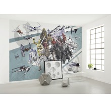 Fototapete Vlies DX8-073 Disney Edition 4 Star Wars Cartoon Collage Wide 8-tlg. 400 x 280 cm