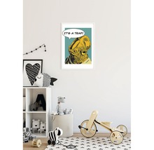 Kinderzimmer mit einem Star Wars-Poster mit der Aufschrift: Es ist eine Falle