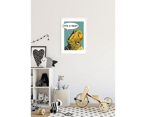 Dekoriertes Kinderzimmer mit Star Wars Filmplakat