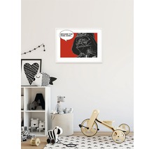 Dekoratives Kinderzimmer mit Star Wars Wandbild von Darth Vader