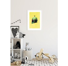 Dekoratives Bild eines Helms im Kinderzimmer