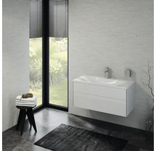Badmöbel-Set KEUCO Royal Reflex BxHxT 100 x 48 x 49 cm Frontfarbe weiß hochglanz Badmöbelset 2-teilig mit Waschtisch Mineralguss 39604210100-thumb-4