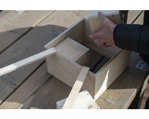 Holzfalle zum Lebendfangen von Tieren