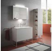 LED Badspiegel KEUCO X-Line 100x70 cm weiß IP 24