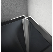 Eckprofil LIDO für Duschrückwände innen aluminium matt PGRWEI26/20-thumb-0 Eckprofil LIDO für Duschrückwände innen aluminium matt PGRWEI26/20-thumb-0