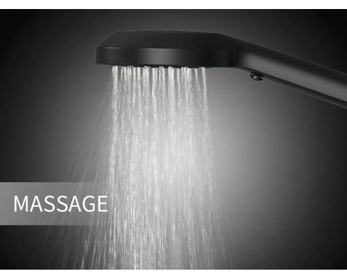 Brausekopf mit Massagefunktion im Betrieb