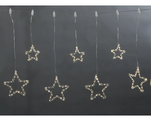 Sternen-Lichterkette mit mehreren Sternen