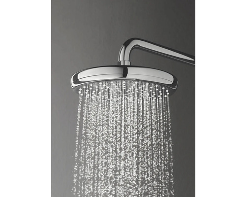 Regendusche mit Wasserstrahl