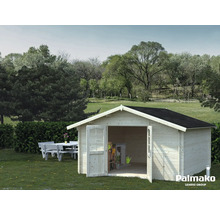 Gartenhaus Palmako Lotta 13,9 m² 380 x 380 cm natur-thumb-0
