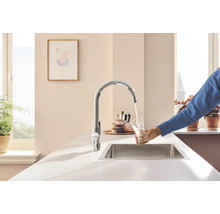 Küchenarmatur mit Filterfunktion GROHE GROHE Blue Pure chrom glänzend 30593000-thumb-2
