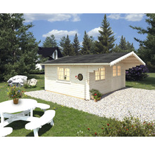 Gartenhaus Palmako Sally 19,1 m² inkl. Fußboden und Vordach 510 x 390 cm tauchgrundiert-thumb-1