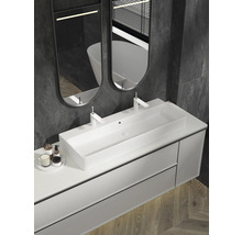 Doppelwaschtisch Jungborn THREE 1100 x 420 mm weiß glänzend inkl. keramischen Ablaufventil-thumb-2 Doppelwaschtisch Jungborn THREE 1100 x 420 mm weiß glänzend inkl. keramischen Ablaufventil-thumb-2