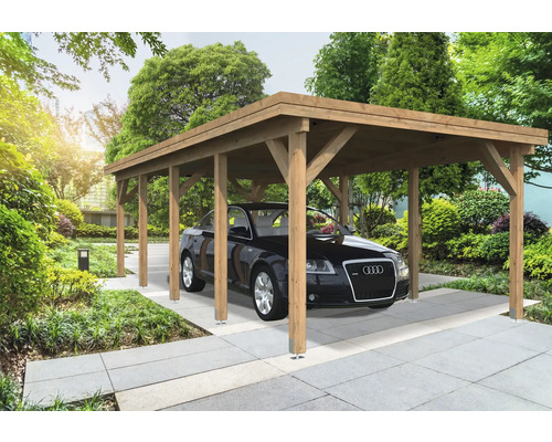 360x762 natur | 23,1 m² Karl HORNBACH Palmako cm Einzelcarport