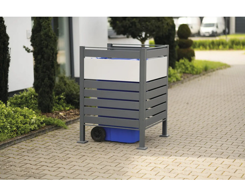 Mülltonnenbox mit Rollen zur Aufbewahrung einer Mülltonne