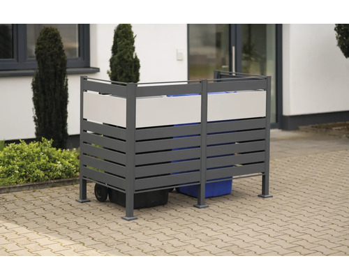 Mülltonnenbox WESTMANN Planum 2 160 x 80 x 120 cm anthrazit