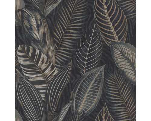 Tapete mit tropischem Blätterdesign