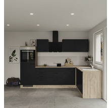 Flex Well Winkelküche mit Geräten Capri 280 cm Frontfarbe | HORNBACH | Sockelblenden