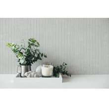 Vliestapete 39076-3 Maison Charme Streifen grau