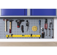 Lochwand LW1 4-kant Industrial 590 x 550 x 30 mm grau 22 Löcher-thumb-4 Lochwand LW1 4-kant Industrial 590 x 550 x 30 mm grau 22 Löcher-thumb-4