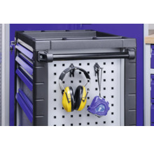 Werkstattwagen Industrial 712 x 943 x 466 mm 7 Schubladen - inkl. 9 Werkzeugmodule blau 140-tlg.