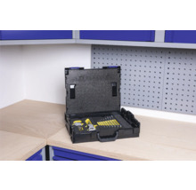 Werkzeugkoffer mit Kleinteileeinsatz Industrial L-BOXX 102 Gr. 1 445 x 118 x 358 mm schwarz-thumb-2