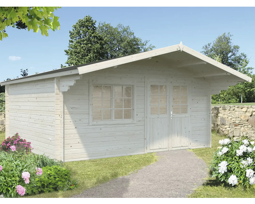 Gartenhaus Palmako Britta 19,7 m² 516 x 580 cm tauchgrundiert Gartenhaus aus Holz mit Fenster und Doppeltür