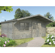 Gartenhaus aus Holz mit Fenster und Doppeltür