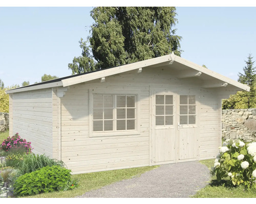 Gartenhaus Palmako Britta 22,3 m² 516 x 590 cm Tauchimprägniert Gartenhaus aus Holz mit Fenster und Doppeltür