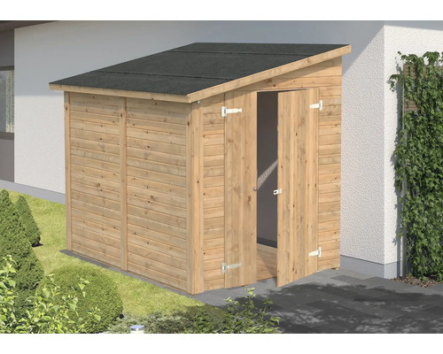 Gartenhaus Palmako Mia 3,6 m² inkl. Fußboden 222 x 165 cm tauchgrundiert braun