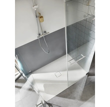 Duschwanne KALDEWEI CONOFLAT Secure Plus 780-1 90 x 80 x 3.2 cm warm grey 85 matt vollflächige Antirutschbeschichtung 465000012674-thumb-1