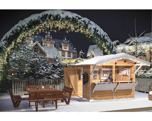 Marktstand Palmako Stella 5,0 m² 190 x 273 cm tauchgrundiert braun Marktstand Palmako Stella 5,0 m² 190 x 273 cm tauchgrundiert braun
