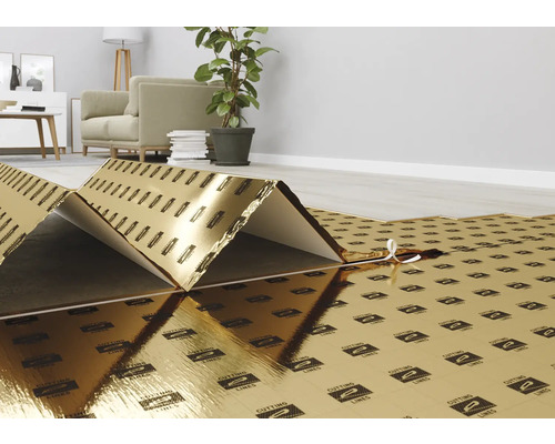 Verlegung von Trittschalldämmung im Raum