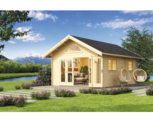 Gartenhaus Outdoor Life Caroline 2.3 inkl. Fußboden, Schlafboden 489,9 x 657 cm natur Gartenhaus Outdoor Life Caroline 2.3 inkl. Fußboden, Schlafboden 489,9 x 657 cm natur