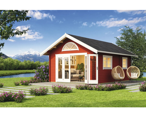 Gartenhaus Outdoor Life Caroline 2.3 inkl. Fußboden, Schlafboden 489,9 x 657 cm schwedenrot Gartenhaus Outdoor Life Caroline 2.3 inkl. Fußboden, Schlafboden 489,9 x 657 cm schwedenrot